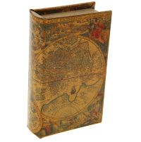 Книга сейф "Старинные карты мира"