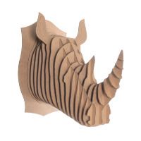Картонная голова носорога "Гектор"