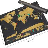  Скретч карта мира на англ. языке - Скретч карта мира на англ. языке